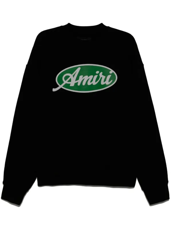 格安新品  AMIRI FARFETCH | Black | Sweatshirt graphic-print トップス