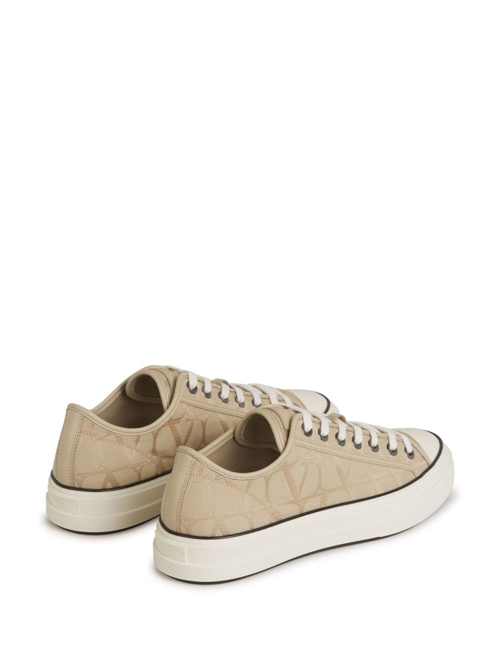 Valentino Garavani Toile Iconographe low-top sneakers - Beige