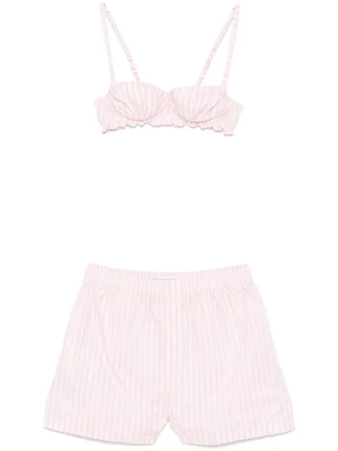 Philosophy Di Lorenzo Serafini striped shorts set