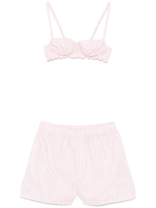 Ensemble haut-short à rayures - Philosophy Di Lorenzo Serafini - Modalova
