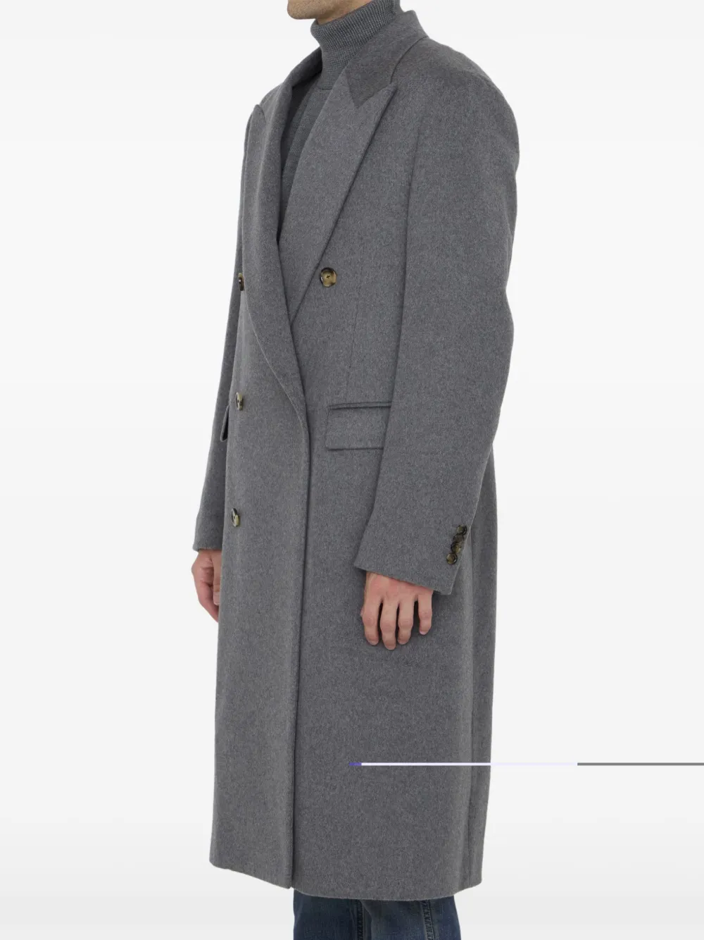 Lardini Jas met dubbele rij knopen Grijs