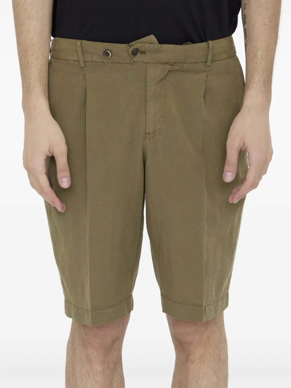 PT Torino Shorts met elastische taille Groen