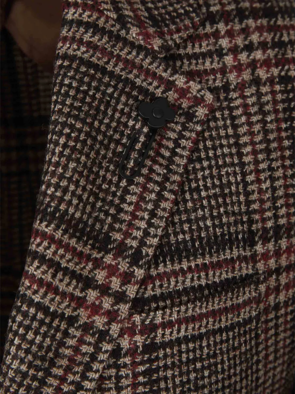 Lardini Geruite blazer Bruin