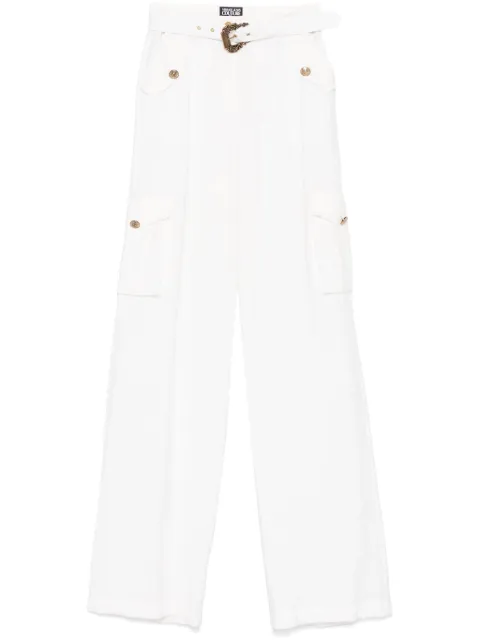 Versace Jeans Couture crinkled-finish cargo pants