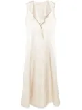Philosophy Di Lorenzo Serafini satin midi dress - Neutrals