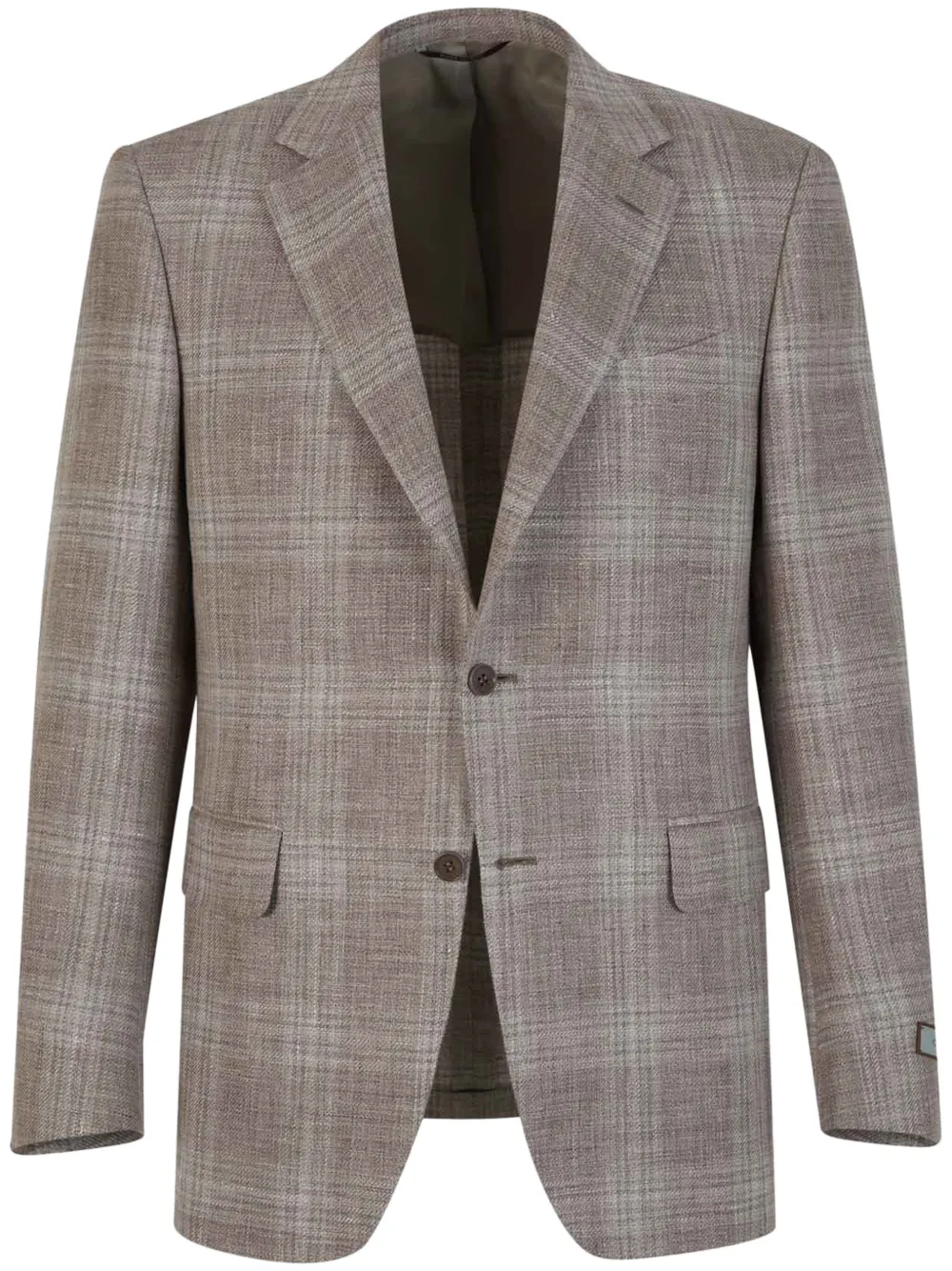 checked blazer