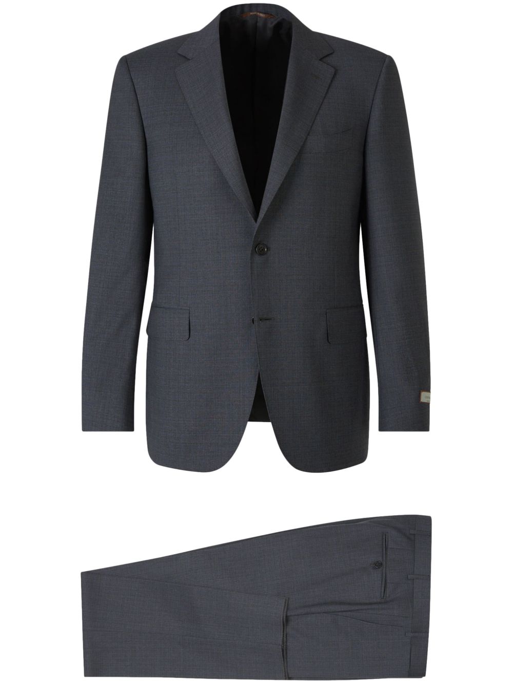 Canali wool single-breasted suit - Grey