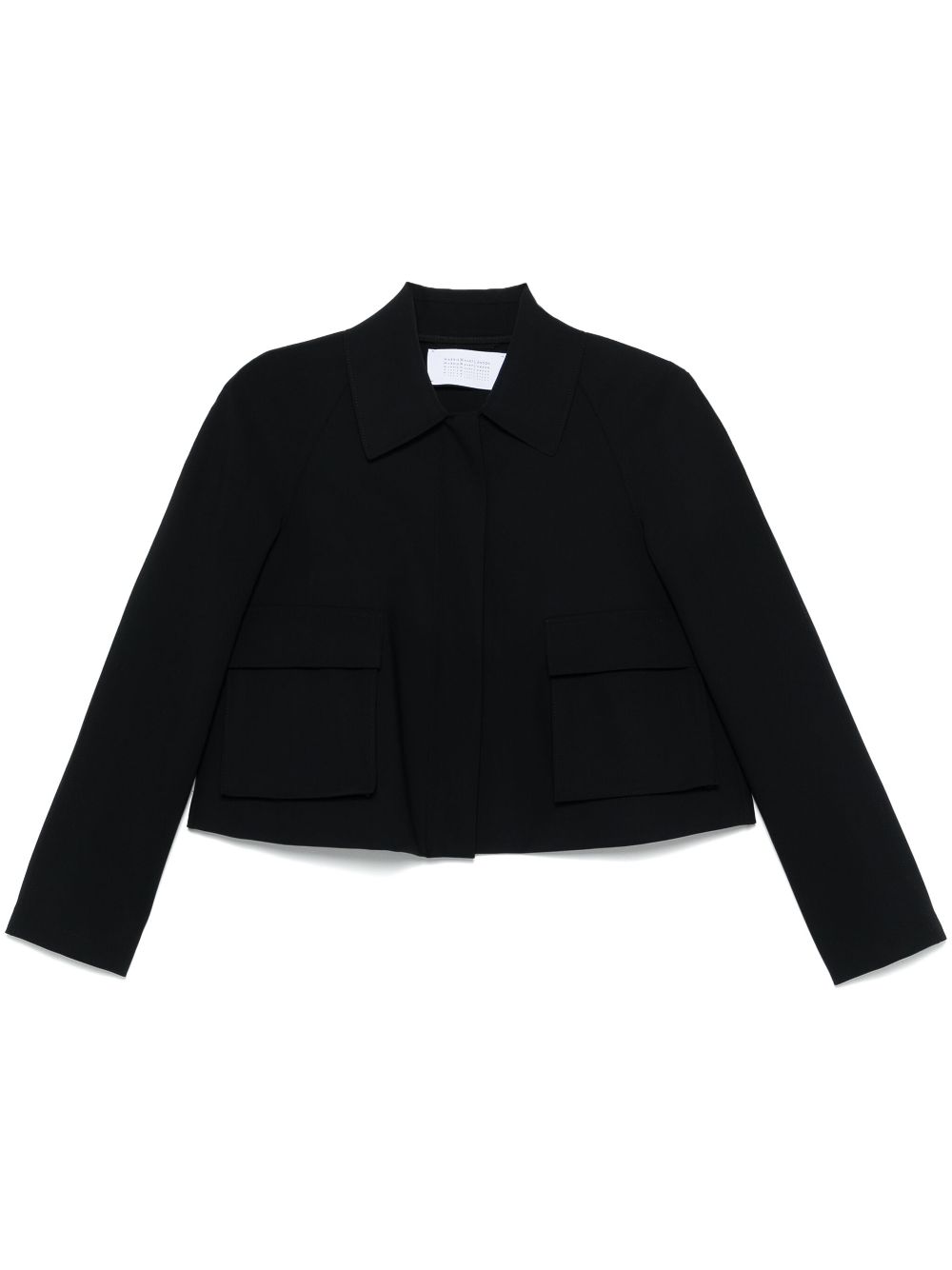 Harris Wharf London cropped jacket – Black