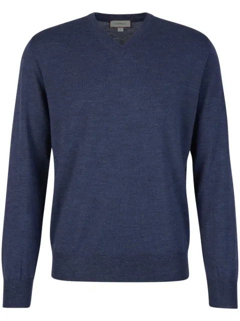 Canali merino-wool sweater