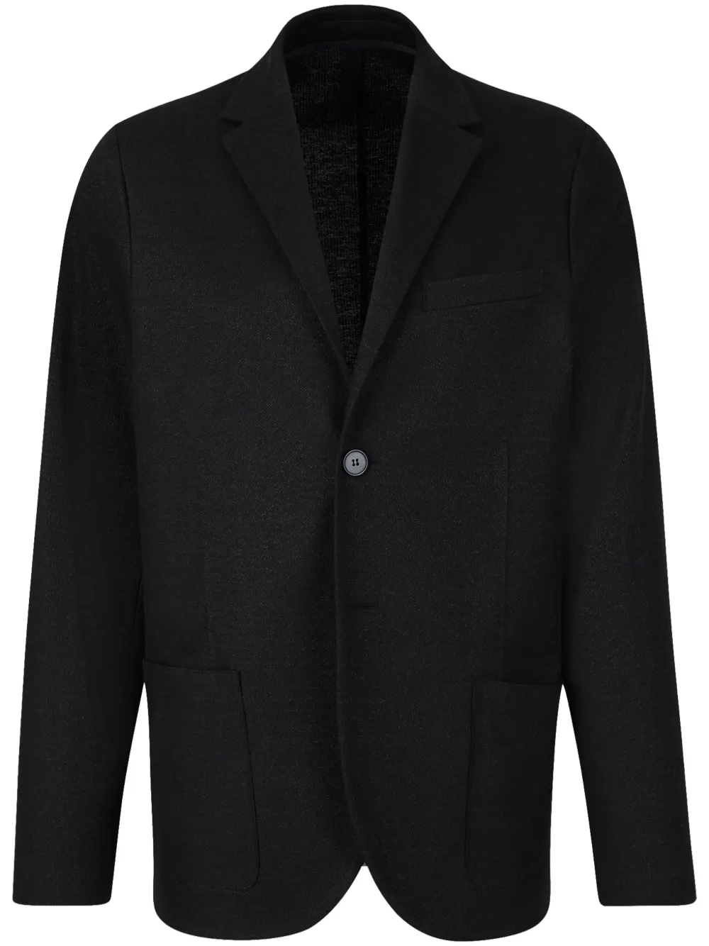 Harris Wharf London Blazer met enkele rij knopen Zwart