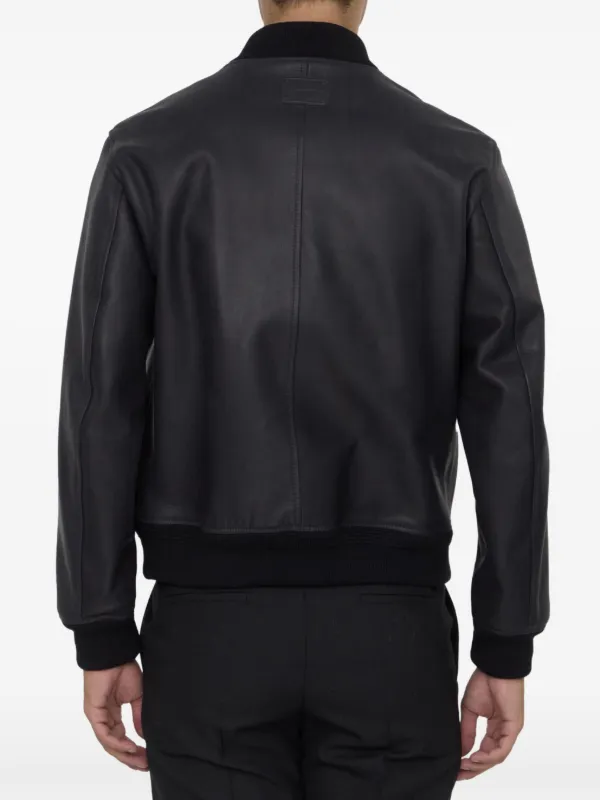 Dolce & Gabbana ジップアップ レザージャケット | ブラック | FARFETCH JP