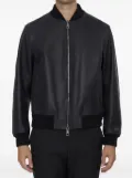Dolce & Gabbana zip-up leather jacket - Black