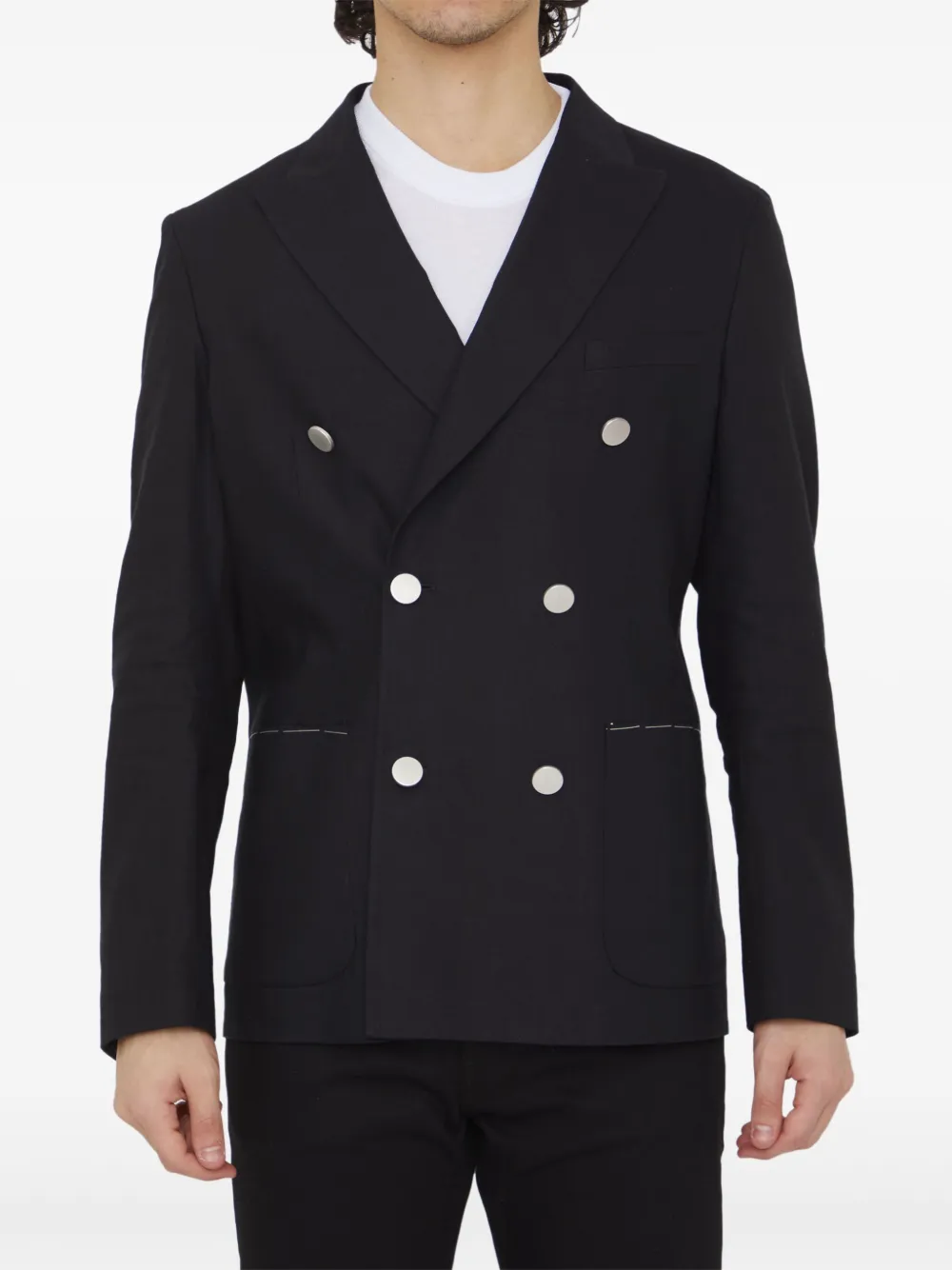 Tonello blazer con doble botonadura | negro | Image 1