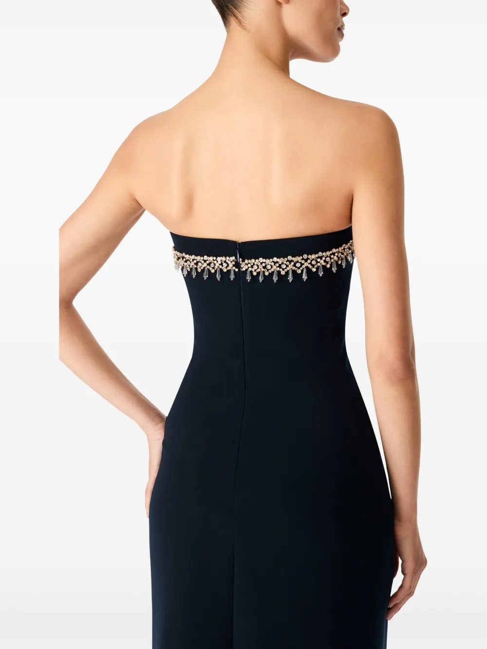 Jenny Packham Blaze Midi Dress In Blue