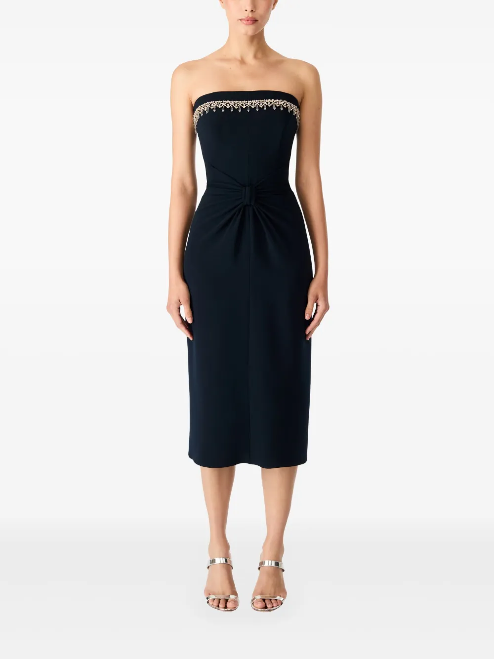 Jenny Packham Blaze midi-jurk - Blauw