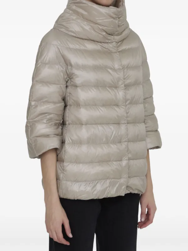 Herno zip-up Down Jacket | Neutrals | FARFETCH