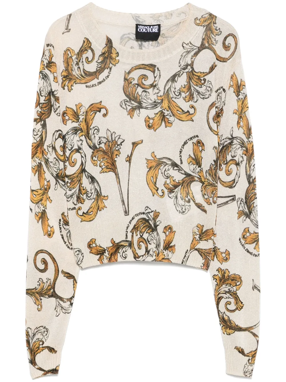 Versace Jeans Couture ルレックス プルオーバー - ニュートラル Versace Jeans Couture ルレックス プルオーバー - ニュートラル