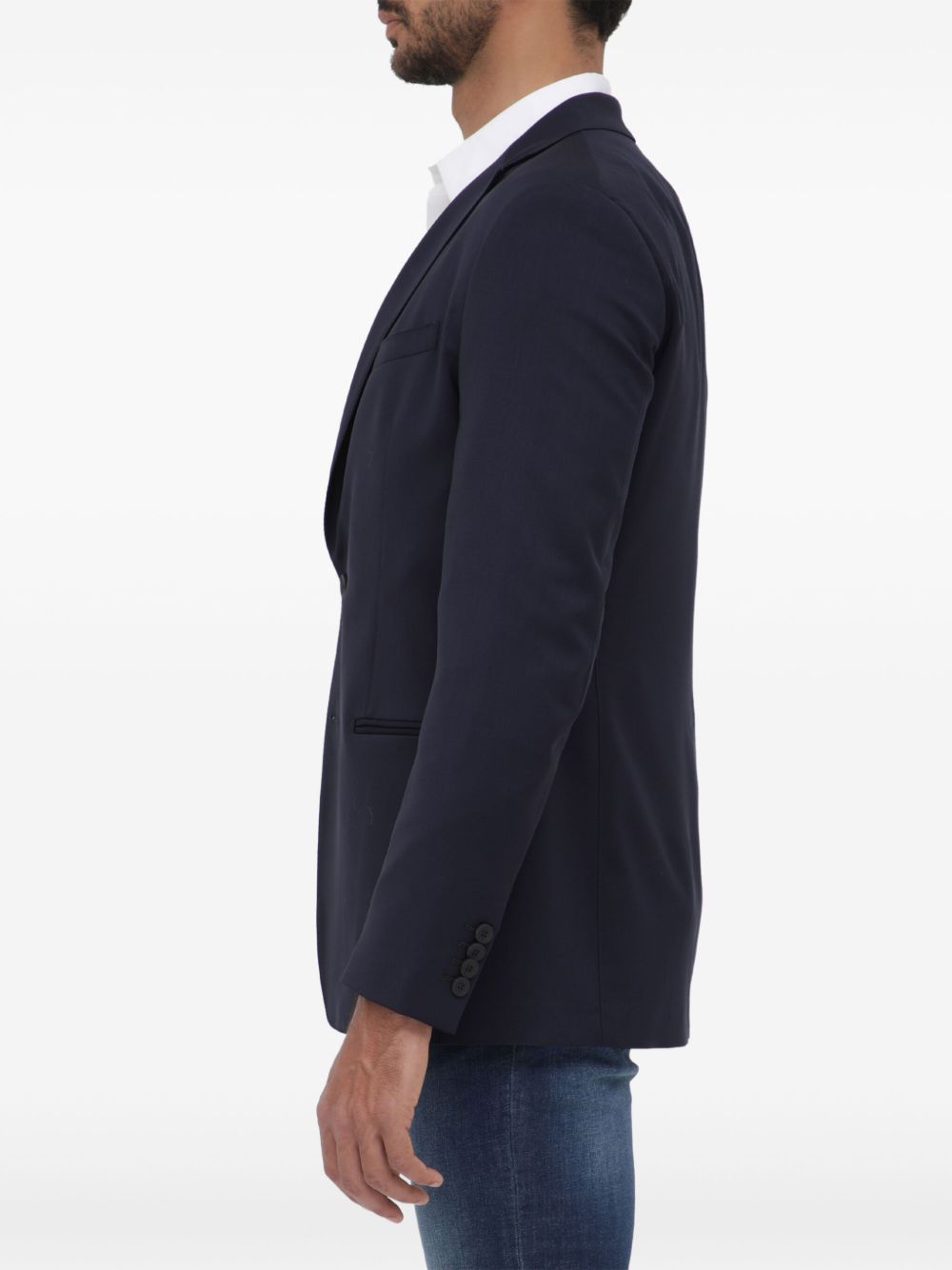 Tonello virgin wool blazer - Blauw