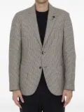 Lardini houndstooth-pattern blazer - Neutrals