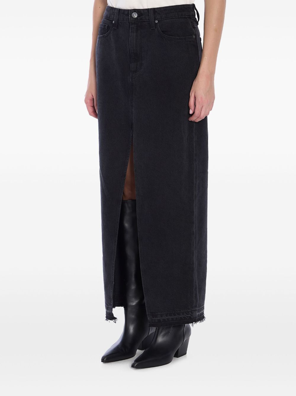 PAIGE Angela maxi-rok - Zwart