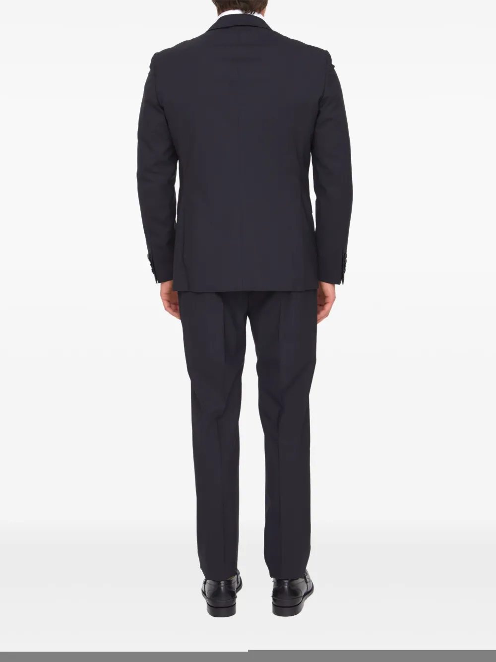 Tonello Virgin Wool-blend Suit In 黑色