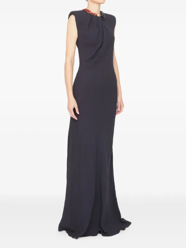 【関税&送料込】Stella Mccartney Chain Long Dress Stella McCartney Chain Long Dress | Black | FARFETCH ID
