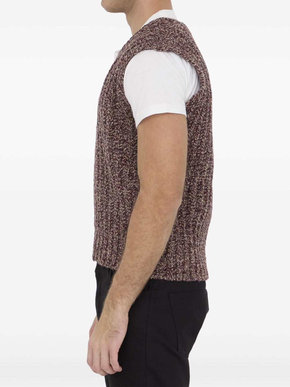 Maison Margiela knit vest - Red