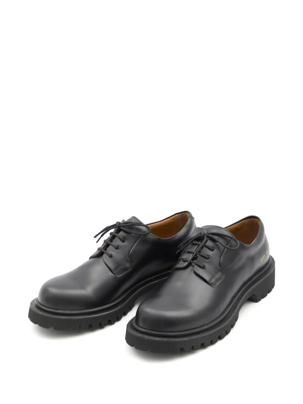 Common Projects leather derby shoes Black