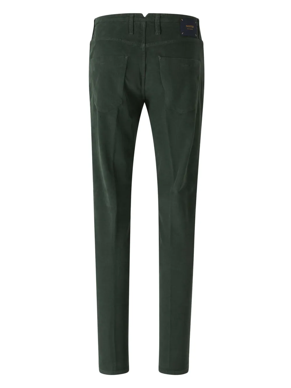 Incotex Ribfluwelen chino - Groen