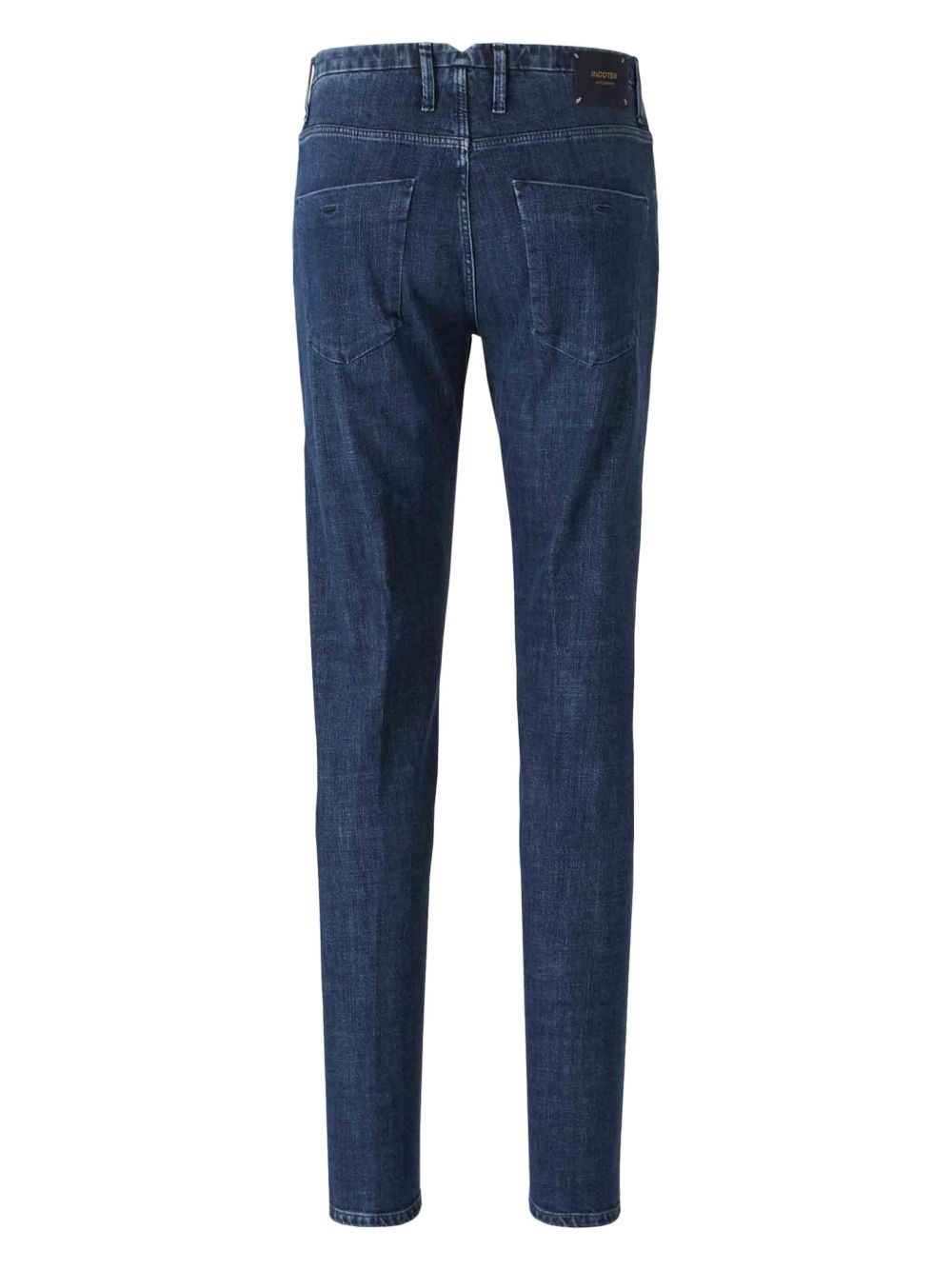 Incotex Twill geweven straight jeans - Blauw