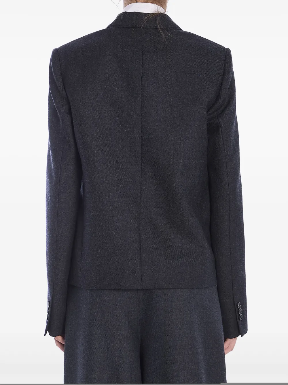 Loewe Short Jacket In Wool In Grey