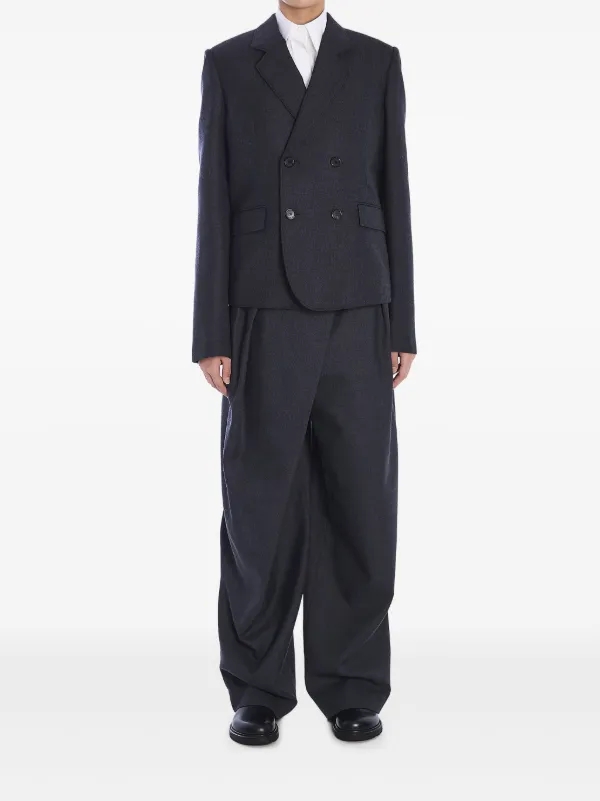 【Loewe】ウールブレザー LOEWE ウール ジャケット | グレー | FARFETCH JP