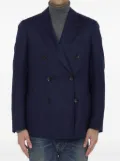 Lardini double-breasted jacket - Blue