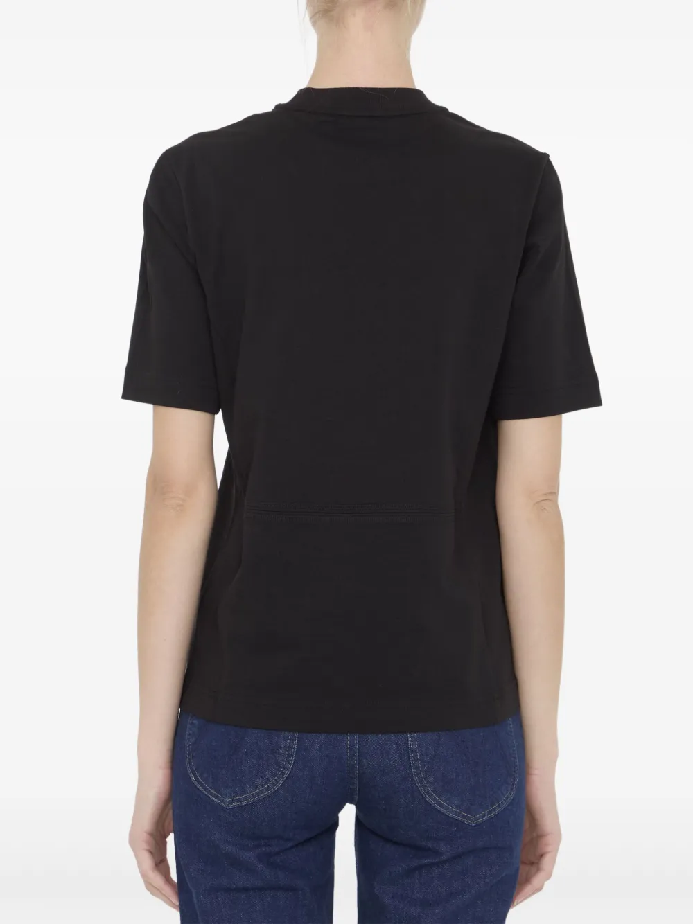 Moncler Katoenen T-shirt Zwart