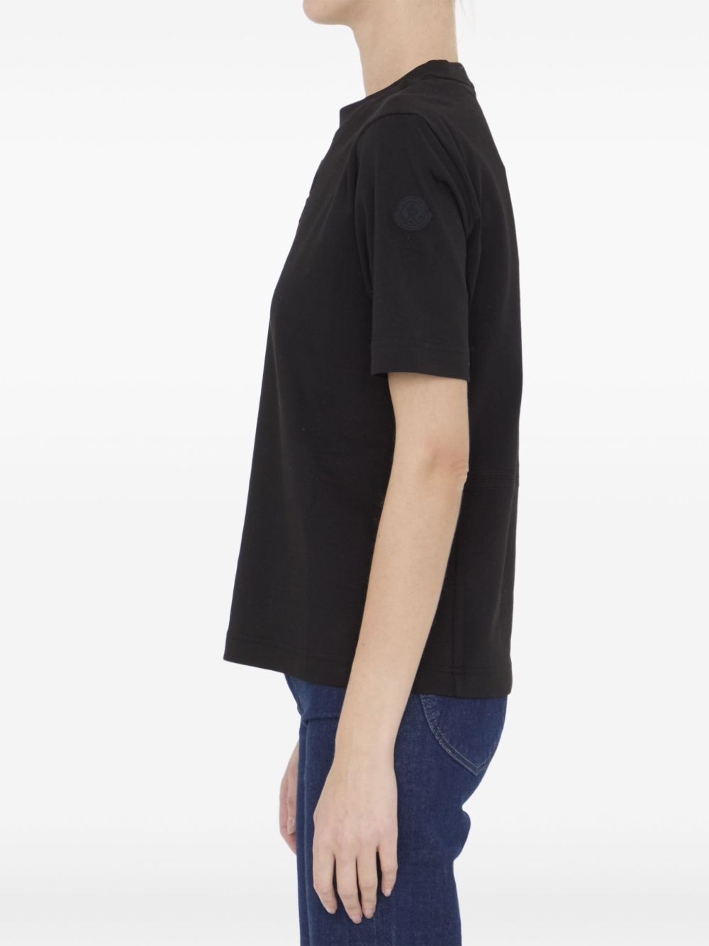 Moncler cotton t-shirt - Zwart