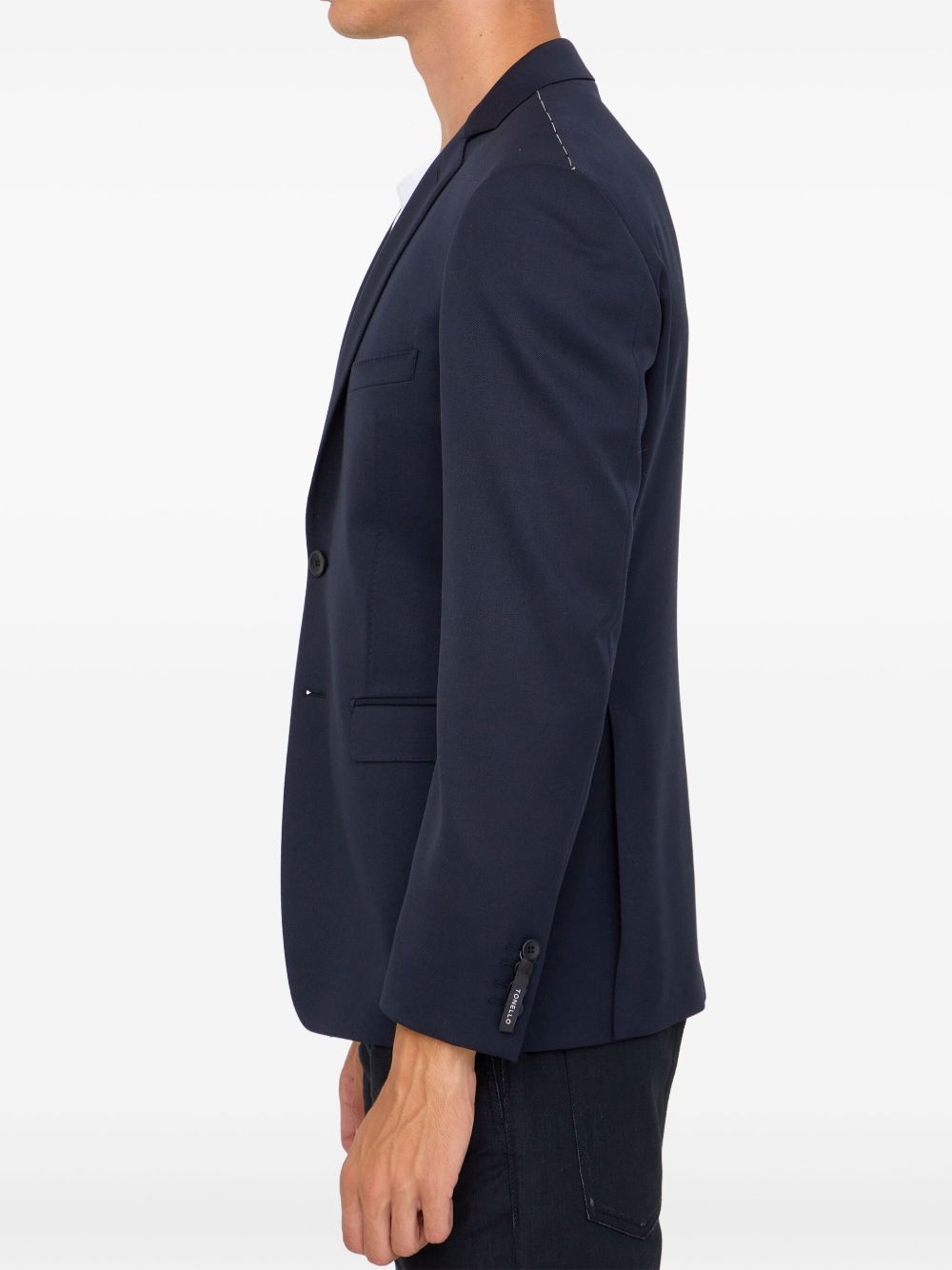 Tonello Wollen blazer - Blauw