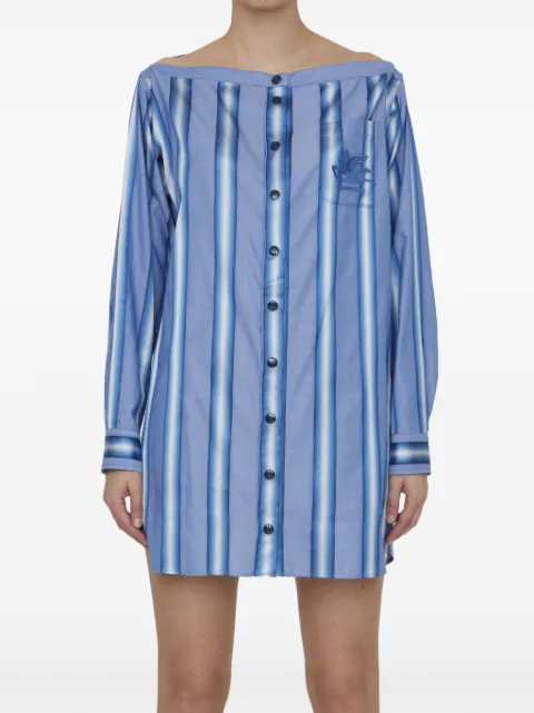 ETRO striped shirt dress 1241212412 - 0
