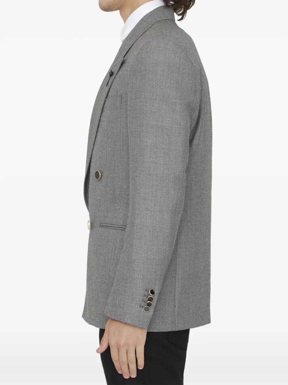 Lardini Jack met dubbele rij knopen Grijs