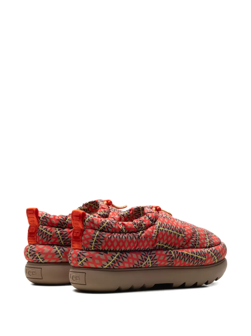 Ugg Maxi Heritage Braid Slippers In Red