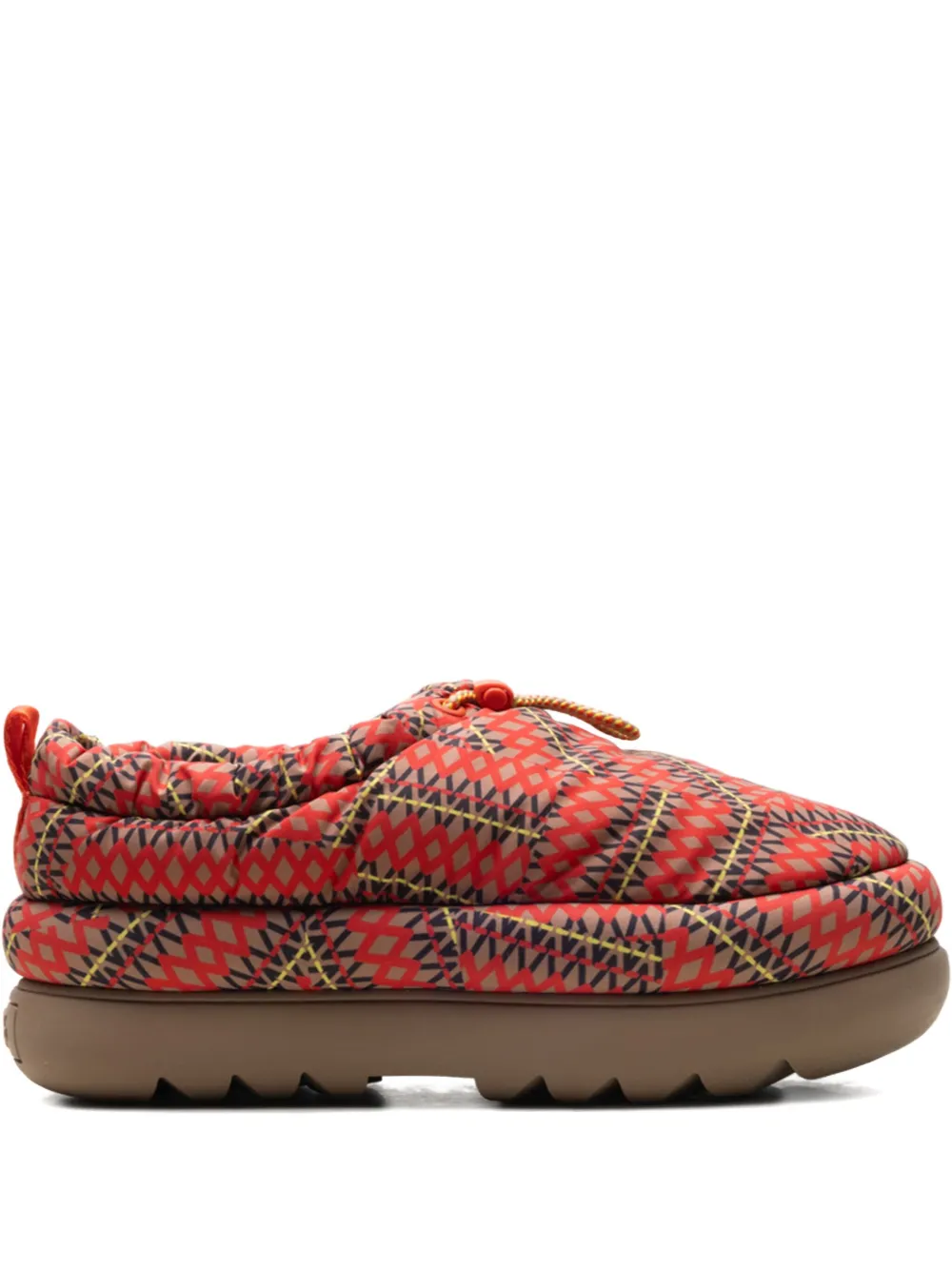 Ugg Maxi Heritage Braid Slippers In Red