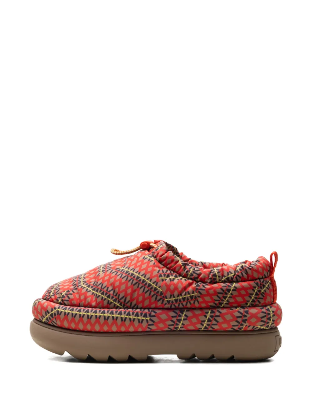 Ugg Maxi Heritage Braid Slippers In Red