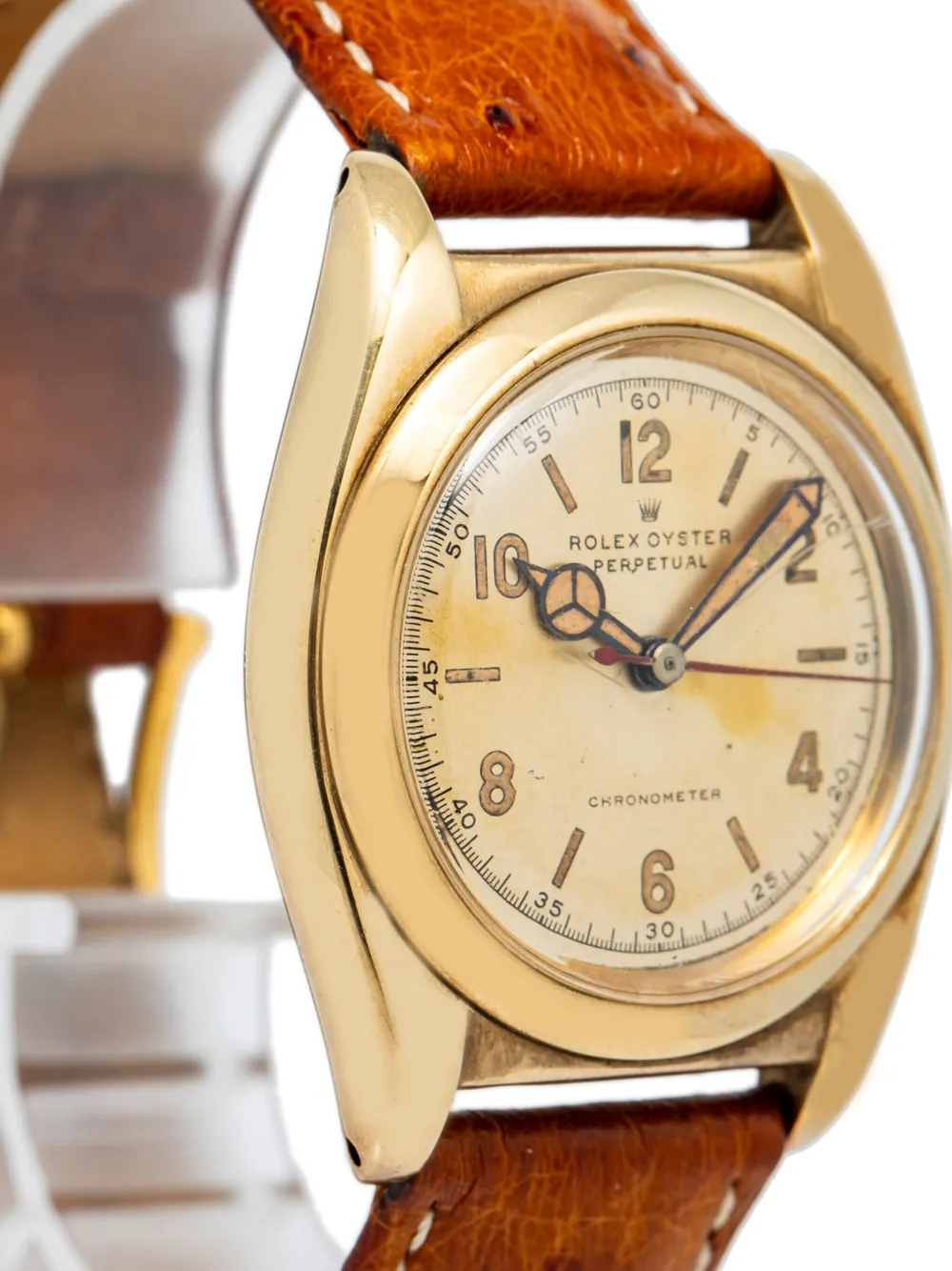 Pre-owned Rolex Oyster Perpetual 32mm In Gold
