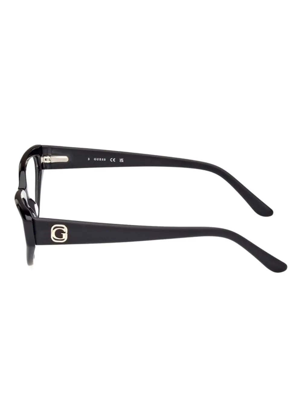 GUESS EYEWEAR Bril met cat-eye montuur en logo Zwart