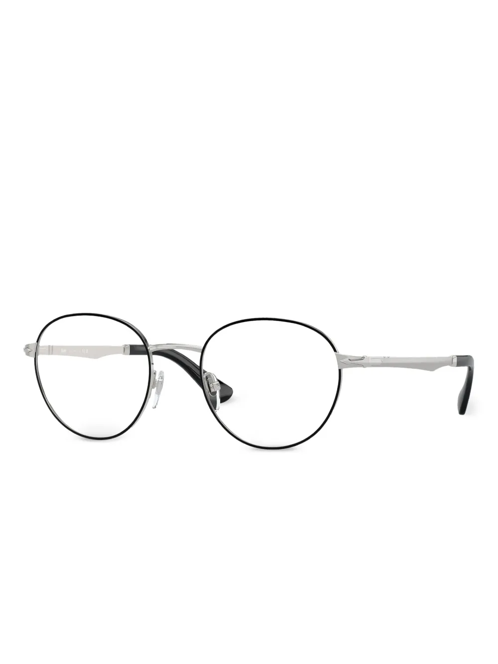 Persol Bril met rond montuur Zilver