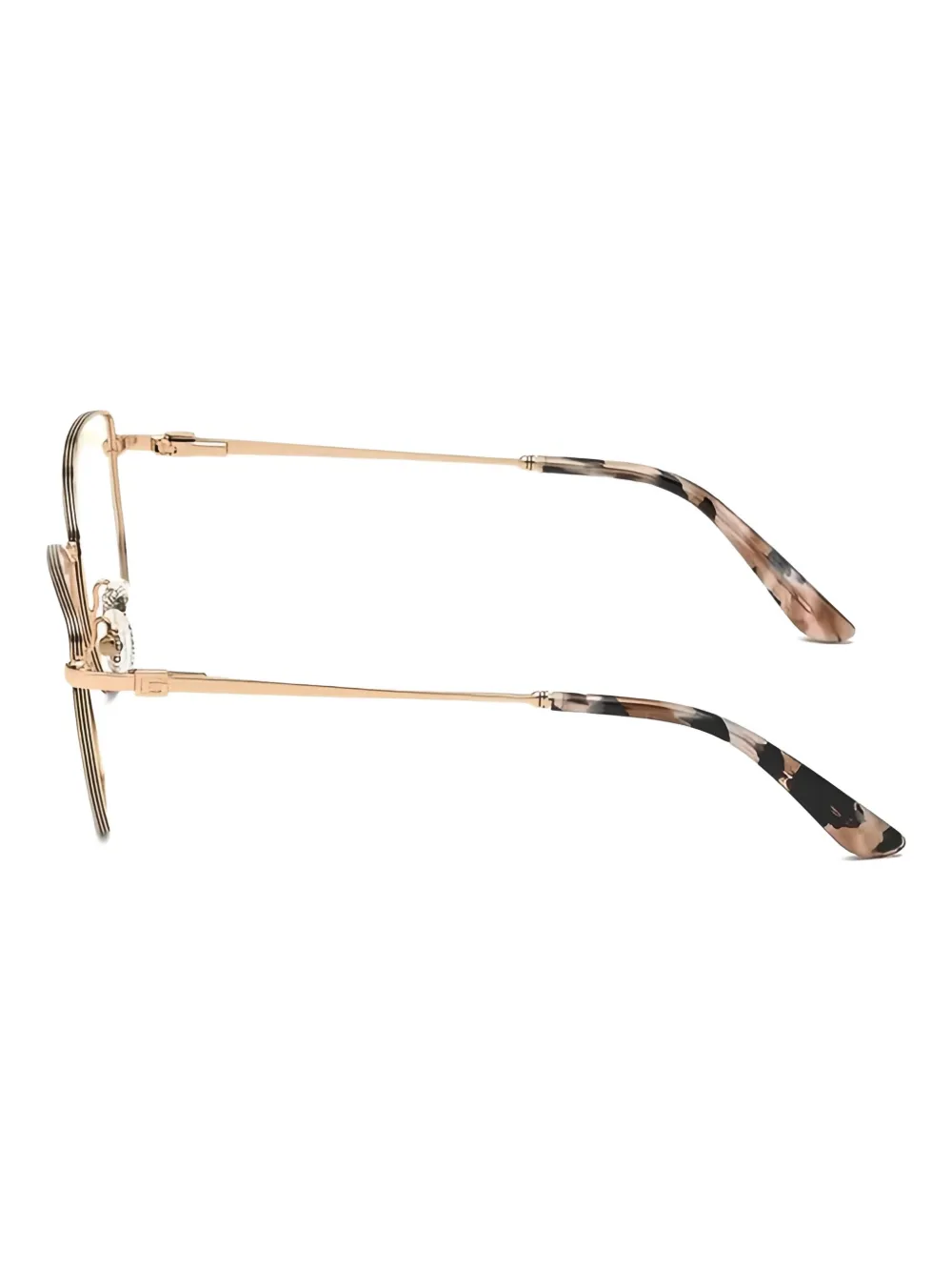 GUESS EYEWEAR Bril met schildpadschild design Grijs