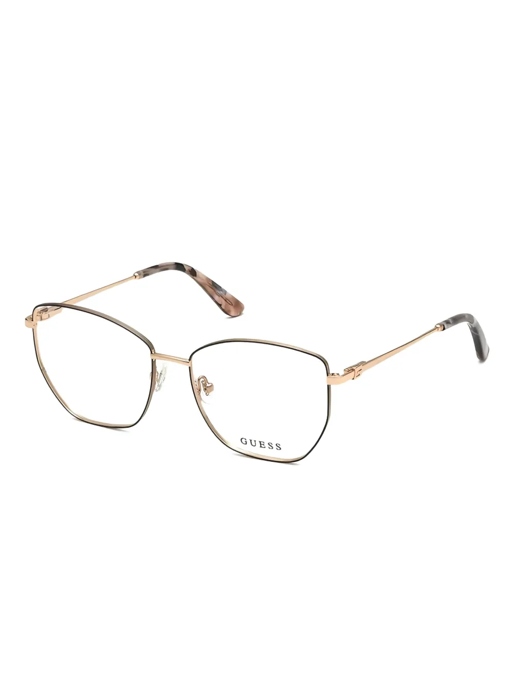 GUESS EYEWEAR Bril met schildpadschild design Grijs