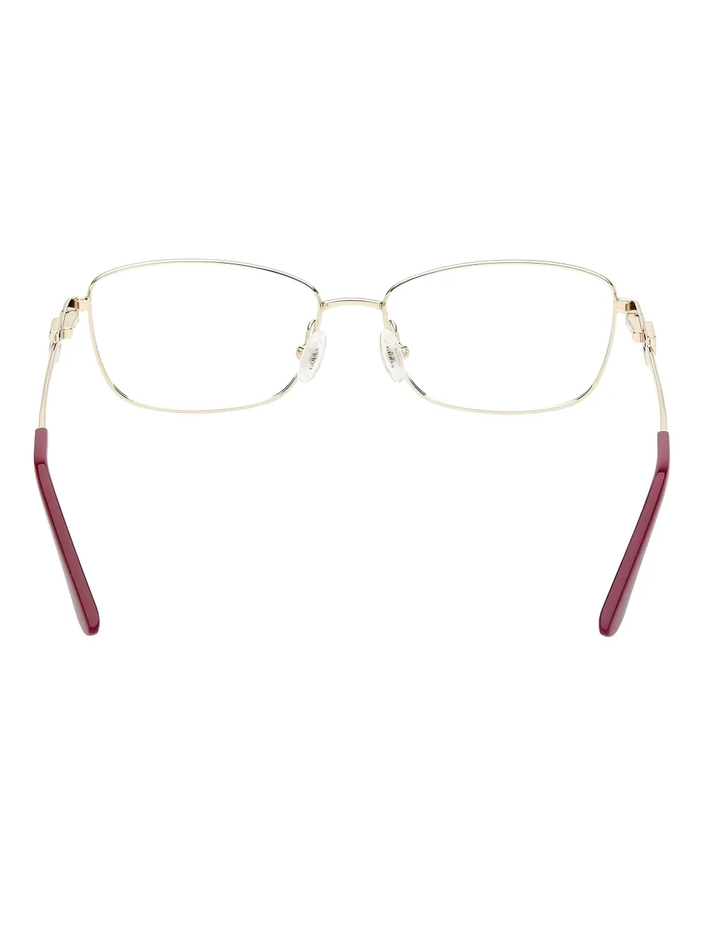 GUESS EYEWEAR Bril met rechthoekig montuur Rood