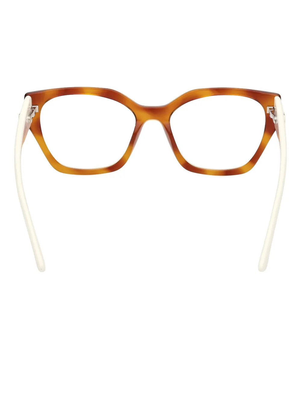 GUESS EYEWEAR Bril met schildpadschild design Beige