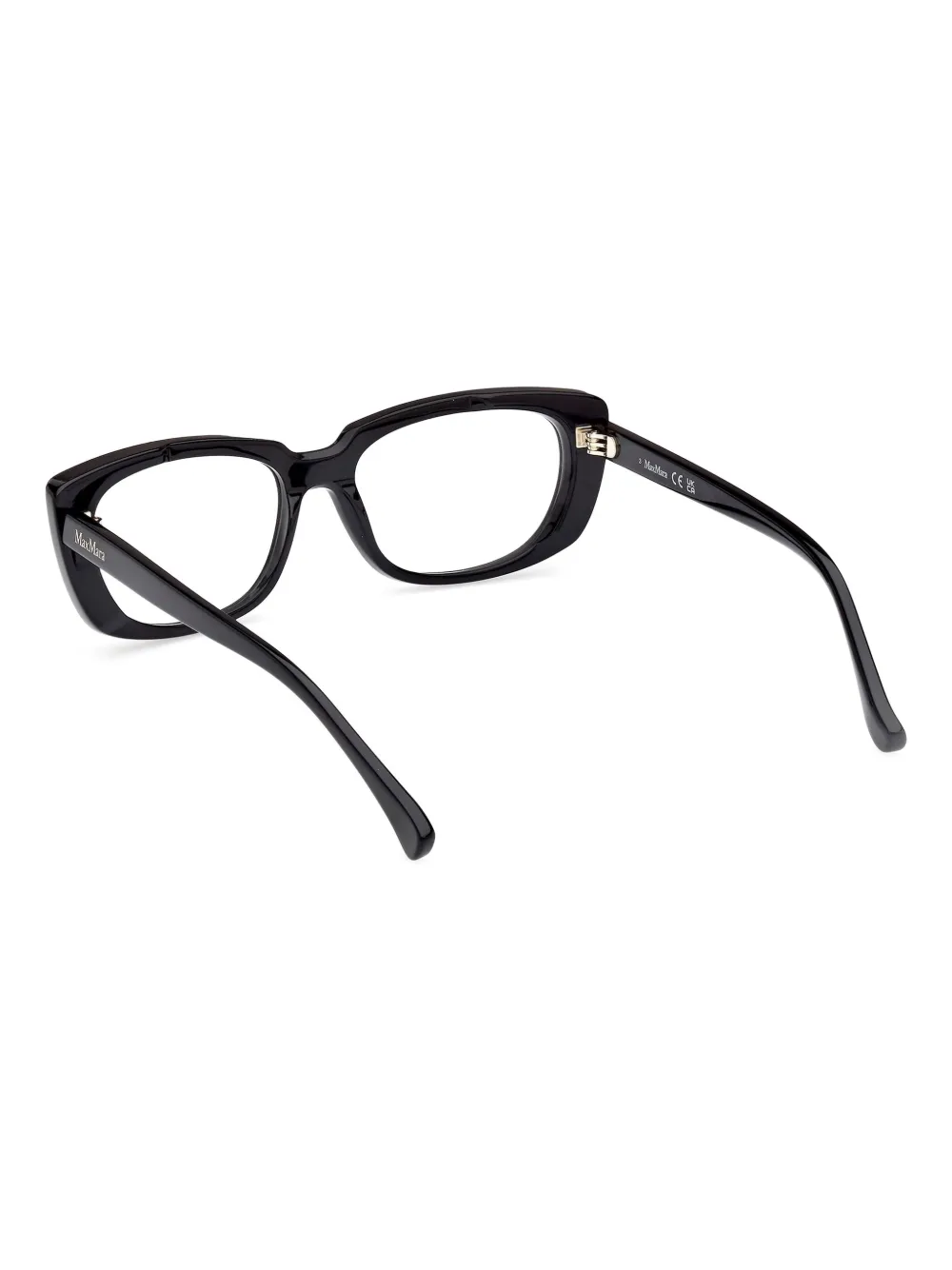 Max Mara Eyewear Bril met logoprint Zwart