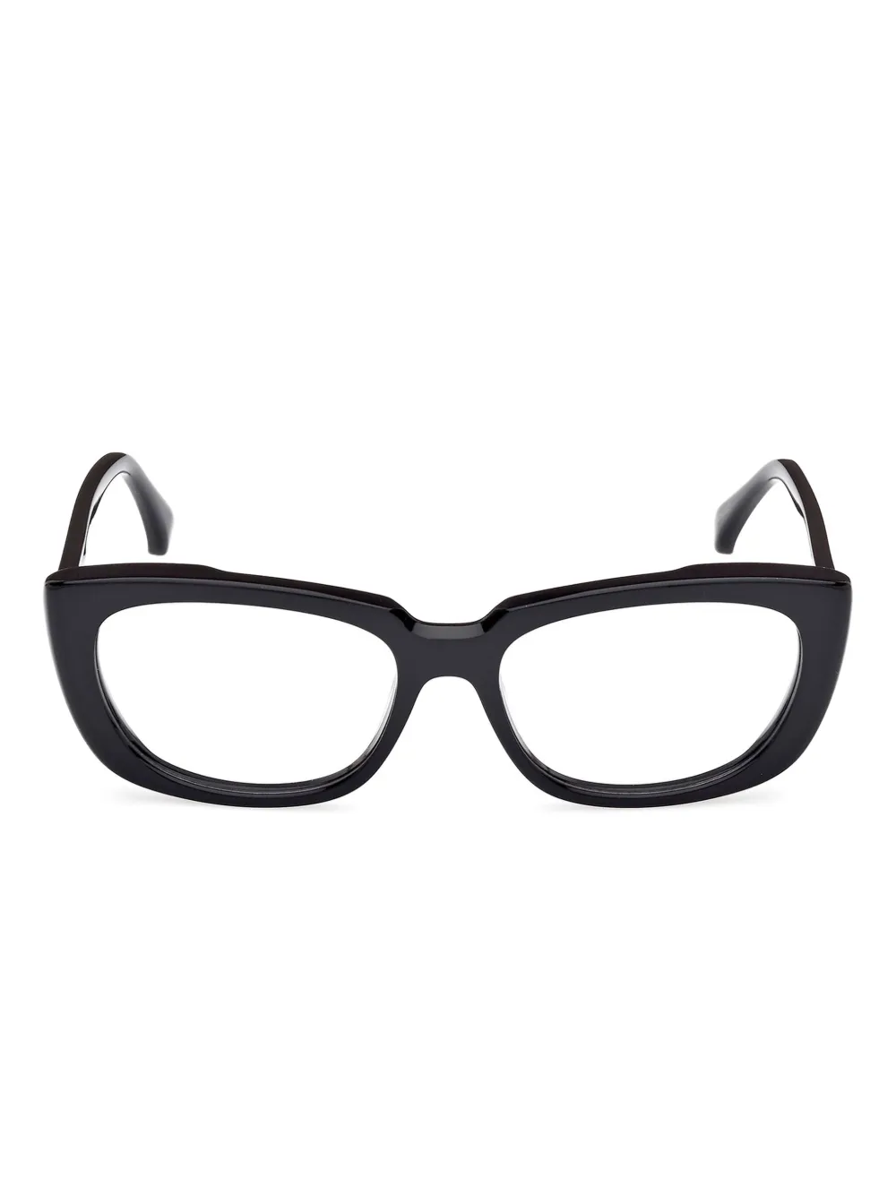 Max Mara Eyewear lunettes de vue à logo imprimé | noir | Image 1